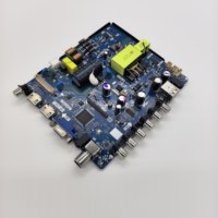 Carte mère de téléviseur LCD 32-50 pouces T.R67.801 sans programmation, télécommande, référence d'écran de commutation