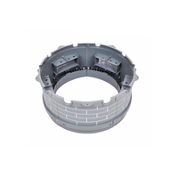Projecteur LED d'extérieur étanche 220V pour éclairage d'arbre, coloré, haute tension, avec anneau inséré pour piliers