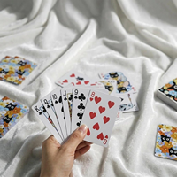 Колода карт Таро Kingcards с индивидуальным дизайном, бумага 300 г/м² с черным сердечником, УФ-покрытие, водонепроницаемые, с логотипом, семейный подарок, оптом