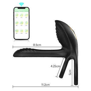 <span class=keywords><strong>Anneau</strong></span> <span class=keywords><strong>vibrant</strong></span> électrique en silicone pour hommes et couples, jouet de masturbation, <span class=keywords><strong>anneau</strong></span> de verrouillage, contrôle par application, stimulation du <span class=keywords><strong>point</strong></span> <span class=keywords><strong>G</strong></span>, accessoires érotiques - Product Image 5