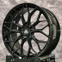 Jantes de course en alliage noir personnalisées 722auto 5x4.75 5x4.5 Beadlock forgées pour Mustang Supra MKV BMW M3 G80 G81 M4