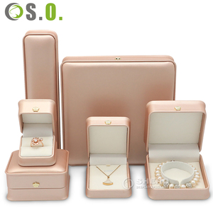 PU Leather Customized Color Size Modern Design Jewellery Box Personalized Logo Necklace <b>Ring</b> Rectangle <b>Storage</b> Organizer Case - Product Image 5