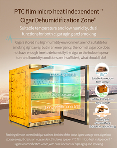 Ready to Ship Small Size Raching Electric Cigar Humidor Mon800A Controlling Spanish Cedar Load 500ct Cigars to USA and <strong>UK</strong> - Product Image 4