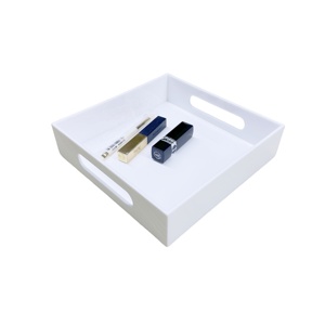定制亚克力桌面整理架展示托盘，用于化妆品高级展示架 - Product Image 3