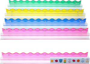 Juego de Mahjong Portátil de Acrílico con Soporte Transparente para 4 Jugadores, Fichas de Juego de Estilo Clásico - Product Image 5