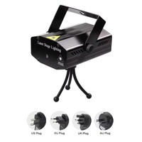 Portable Télécommande LED Scène Lumière DJ KTV Disco Lampe Projecteur Laser Lumières Flash Pour Fête De Noël De Mariage Bar luces led