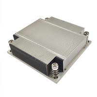 COOLSERVER 115X 1U Ordinateur de bureau hôte Cpu Radiateur Contrôle de température Multi-plateforme Tube en cuivre pur