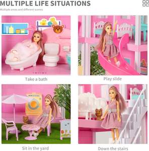 <span class=keywords><strong>Casa</strong></span> delle Bambole a 4 Piani con 10 Stanze <span class=keywords><strong>di</strong></span> <span class=keywords><strong>Gabby</strong></span> con 2 Personaggi <span class=keywords><strong>Giocattolo</strong></span> e Accessori, Caratteristiche Fai-da-Te, Casetta <span class=keywords><strong>Giocattolo</strong></span> per Bambine - Product Image 4