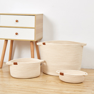 Cesta de Almacenamiento Grande de Cuerda de Algodón de la Marca LEGEND, Diseño Desmontable, Plegable, Ecológica, No Irritante, para Ropa Sucia, Navidad - Product Image 1
