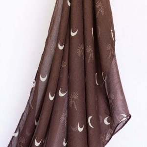 Su misura Paisleys vecchia scuola modello morbido Hijab tessuto modale stampa classica Hijab modale etnia musulmana da donna - Product Image 6