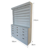 Meuble de Salon Moderne en Bois Multifonctionnel pour Présentoir de Vernis à Ongles et Poudres, Étagère à Gels, Couleur Personnalisable, Taille sur Mesure
