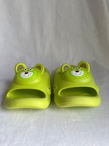 Pantofole verdi con stampa animalier per donna, estive, antiscivolo, con punta aperta, suola in PVC EVA, spessore 20 mm, taglia 24-35 - Product Image 5