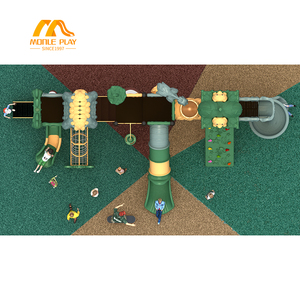 Monle Hot Bán động vật theo chủ đề trẻ em của trượt sân chơi ngoài trời vui chơi giải trí công viên thiết lập - Product Image 3