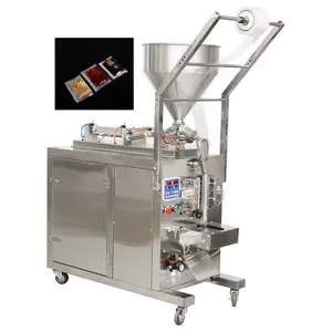 2021New ketchup jam pepper sauce salad paste sachet automatic sealing and packaging machine