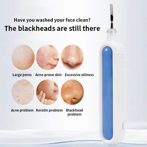 Litian ABS Sonic Facial Scrubber Nettoyage en profondeur des pores Nettoyeur de points noirs Exfoliant électrique pour la peau Portable Professionnel - Product Image 1