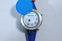 Compteur d'eau mécanique multi-jets en fonte pour bâtiments résidentiels, personnalisation OEM, IP68, prépayé, fileté en laiton, garantie 1 an