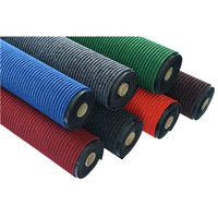 Tapis de couloir côtelé de haute qualité à bas prix, tapis côtelé en polyester, rouleaux de tapis