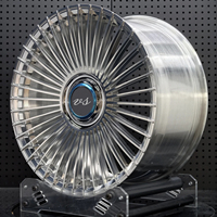 Jantes en alliage forgé multi-rayons de luxe personnalisées pour voitures particulières, 17 à 24 pouces, 5*108, 4x100, 5x105, 5x110 pour Renault Clio, Opel GT, Admiral