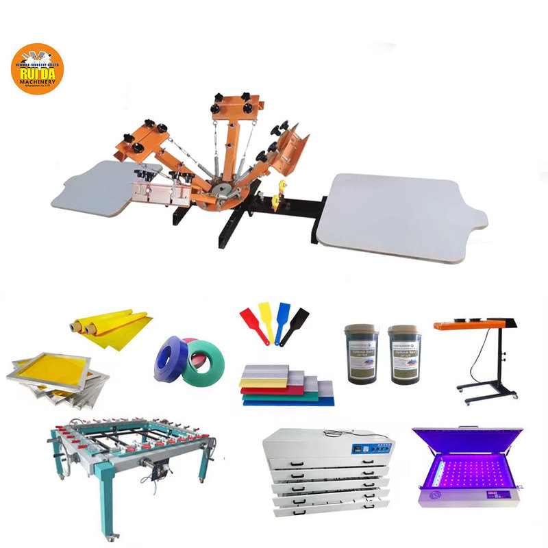 Manual Screen Printing Machine 4 Color