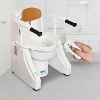 Matériel de sécurité pour la salle de bain, fauteuil roulant électrique avec élévateur