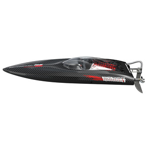 Motoscafo <span class=keywords><strong>RC</strong></span> Brushless Raffreddato ad Acqua, Grande <span class=keywords><strong>Barca</strong></span> da Corsa <span class=keywords><strong>RC</strong></span> con Texture in Fibra di Carbonio, Luci LED, Alta Velocità e Allarme Batteria Scarica - Product Image 2