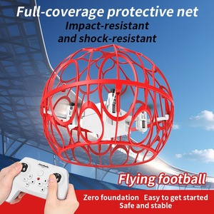 Mini drone de football RC en forme d'OVNI avec lumière LED, gyroscope, retournement à 360 degrés, <span class=keywords><strong>cage</strong></span> de protection, jouet volant pour enfants, drone de football RC - Product Image 2