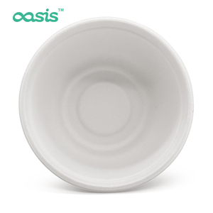 Ốc đảo <span class=keywords><strong>500ml</strong></span> nặng cấp dùng một lần Bát súp không thấm nước bã mía giấy thiết kế cho thực phẩm nóng cắm trại tiêu chuẩn quốc tế - Product Image 3