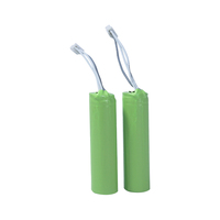 Sel Baterai AJENERGY 18650 3500mAh 3.7V Baterai Cair Silinder Isi Ulang 12.8v 6Ah 2000 Siklus untuk Elektronik Konsumen
