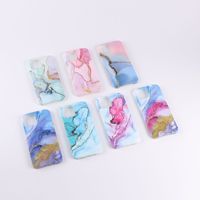 Coque de téléphone personnalisée en marbre mat brillant IMD pour iphone 16 16pro 16pro max