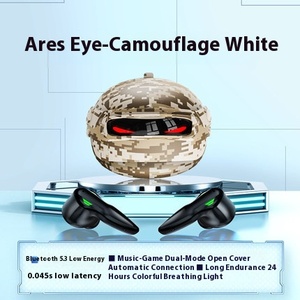 レベル3ヘルメットH03ゲームヘッドホンBt5.3防水ステレオオーディオワイヤレスイヤホンTWSインイヤーLED - Product Image 5