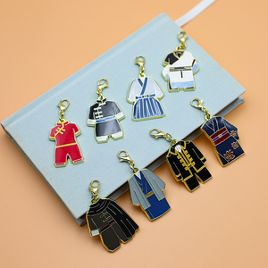 Llavero Metálico Personalizado con Diseño de Traje Nacional, Recuerdo de País, Regalo para Japón, Corea, Vietnam, Tailandia, Camboya - Product Image 1