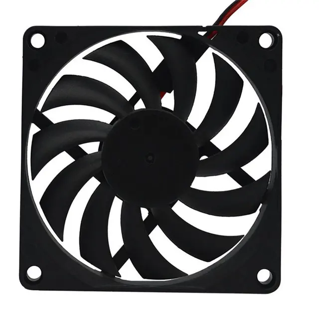 Dc8010 15 12V 24V Fan công nghiệp không chổi than công nghiệp Quạt hướng trục quạt thông gió cho thiết bị công nghiệp