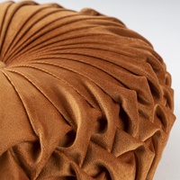 Pouf en velours néerlandais style nordique, coussin de siège épaissi en forme de citrouille, pour balcon, fenêtre en baie, tatami, rebord de fenêtre, sol, avec dossier à roulettes