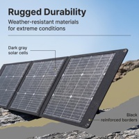 Chargeur solaire monocristallin pliable léger 200W, multi-ports Type-C USB DC, panneau solaire portable pour le camping en plein air