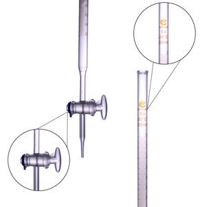 प्रयोगशाला के उपयोग के लिए पीटफ सीधे स्टोक के साथ सौहार्दपूर्ण स्वचालित बोरोसिलिटेस 3.3 ग्लास बरेट सेट - Product Image 3