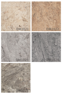 Jinyi impermeable antiarañazos patrón de piedra de mármol grano PVC vinilo autoadhesivo Peel and Stick baño cocina pared azulejo - Product Image 2