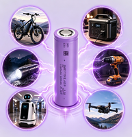 Linkdata INR21700S-65P 6500mAh 52A Sel Li-ion -40 ℃   Mampu Menahan Suhu Ultra Rendah, Kapasitas Tinggi 3.6V untuk Paket E-Bike & Robotika