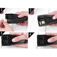 Découpeur de carte Sim Nano double, avec adaptateur de carte SIM et support de plateau, outil pour clés