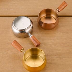 304 Stainless Steel <b>Measuring</b> Cups and <b>Spoons</b> Set with Wood Handle for <b>Measuring</b> Baking - Product Image 1