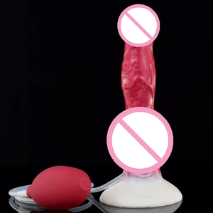 Silikon-Dildo Vibrator für Männer und Frauen Quetsch- und Spritz-Ejakulations-Sexspielzeug für Intimbereich Orgasmus-Stab Genres Masturbatoren Modell - Product Image 2