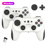 Control de Juego Inalámbrico USB 2.4Ghz L 2412-K11, Joystick Doble para Juegos, Molde Privado para PC, Laptop, TV y Consola de Juegos