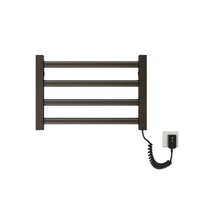 Sèche-serviettes électrique à séchage rapide 45 cm, accessoire de salle de bain moderne avec chauffage intégré