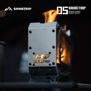 ShineTrip Mini Haard Draagbare Houtkachel Desktop RVS Buitenhaard Verwarming Picknick Wandelen Kamperen - Product Image 3