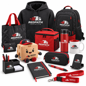 Logistics Company Anniversary Event Custom Printed Hoodie Backpack Lunch Cooler Bag Vacuum Flask Mug Driver Reward Gift Set - Product Image 1