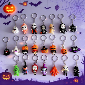 Soododo Lindo Llavero de PVC con Muñeco Fantasma de Dibujos Animados de Halloween, Colgante Decorativo Estilo Europeo, Venta Transfronteriza - Product Image 1