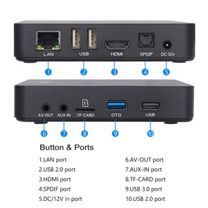 NUEVO <span class=keywords><strong>Ugoos</strong></span> AM6B <span class=keywords><strong>Plus</strong></span> Amlogic S922X-J Android 9.0 Wifi 6 1000M BT5.0 4K Set Top Box Vp9 Smart TV BOX Reproductor de Red <span class=keywords><strong>AM6</strong></span> BPlus - Product Image 4