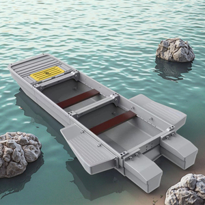 Ce chứng nhận gấp 3.8m chiều dài dễ dàng giao thông vận tải phía ngoài động cơ thuyền đánh cá thân thiện với môi nhựa ngoài trời nước giải trí - Product Image 4