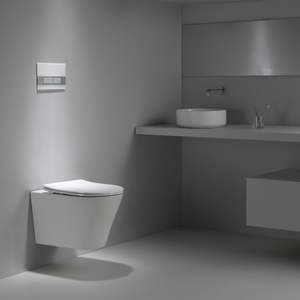 Nouvelle toilette européenne sans rebord en céramique blanche suspendue Wc Suspendu Wc Ensemble de toilette - Product Image 1