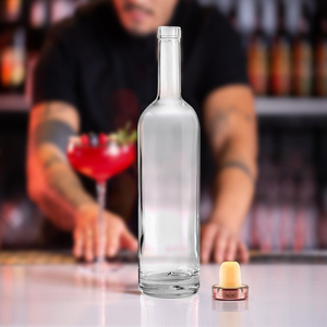 Recommander 500ml 750ml niveau rouge whisky étiquette noire whisky verre en forme spéciale jus de fruits vin bouteilles de boisson - Product Image 3