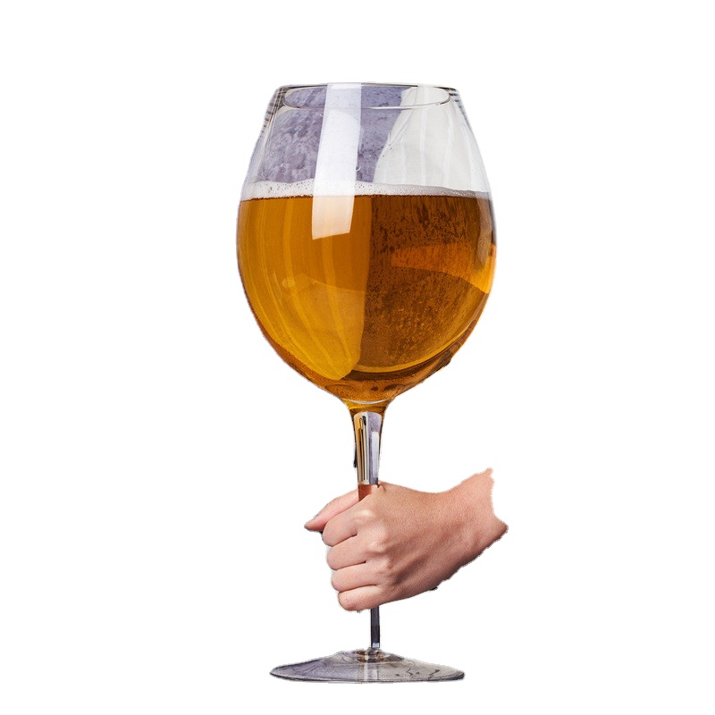 Grande capacidade óculos de cerveja vidro gigante goblet, 3200ml grande herói copo de cerveja de vidro fornecedor